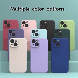Fundas de teléfono de borde recto de TPU de silicona para Samsung Galaxy S25 fundas traseras Ultra para iPhone 16 <span class=keywords><strong>Pro</strong></span> Max Fundas Xiaomi Poco X7 <span class=keywords><strong>Pro</strong></span> - Product Image 2