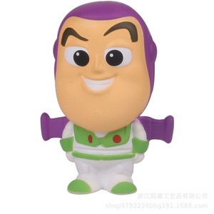 Pu Foam Buzz Lightyear Fidget Toy Slow <b>Rebound</b> Stress Relief Figure Unisex 5 To 7 Years - Product Image 1