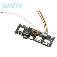 Module de batterie externe de charge rapide bidirectionnel Kit de carte mère bricolage PD 65W/100W batterie externe 6 Interfaces