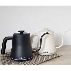 Hervidor de agua eléctrico de cuello de cisne de acero inoxidable para verter sobre o té - Product Image 2