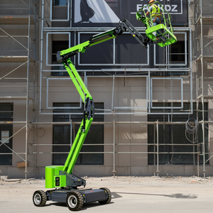 Гидравлическая телескопическая гусеничная подъемная платформа-паук с шарнирно-сочлененной стрелой 12м, 14м, 16м, 18м - Product Image 5