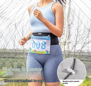 Professional Multi-Functional <b>Running</b> Outdoor Fitness Waist Jogging <b>Bags</b> High Elastic Mobile <b>Phone</b> Belt Non-Shaking Feature - Product Image 2