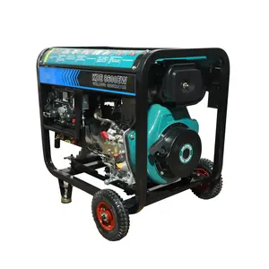 Hot Sale 8kW Diesel Engine 2 in 1 Welding Machine Small Size with Generator Set