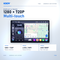 Layar Android Mobil T100 Stereo Radio Mobil Audio Mobil Android Pemutar Android Layar Sentuh Bluetooth