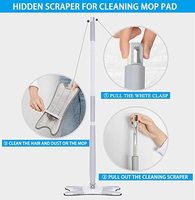 Microfibre sol nettoyage sec humide poussière plat vadrouille X Type 360 degrés auto-essorage céramique nouveau ménage papillon Chenille