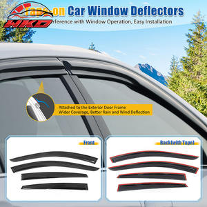 สำหรับ Genesis G80 G80EV 21-25 ชุดบังแดดหน้าต่างอะคริลิคสไตล์ Mugen ป้องกันฝน 4 ชิ้น - Product Image 2