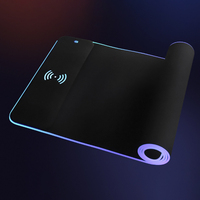Tapis de souris chargeur sans fil, tapis de souris de jeu à charge sans fil LED en caoutchouc, offre spéciale