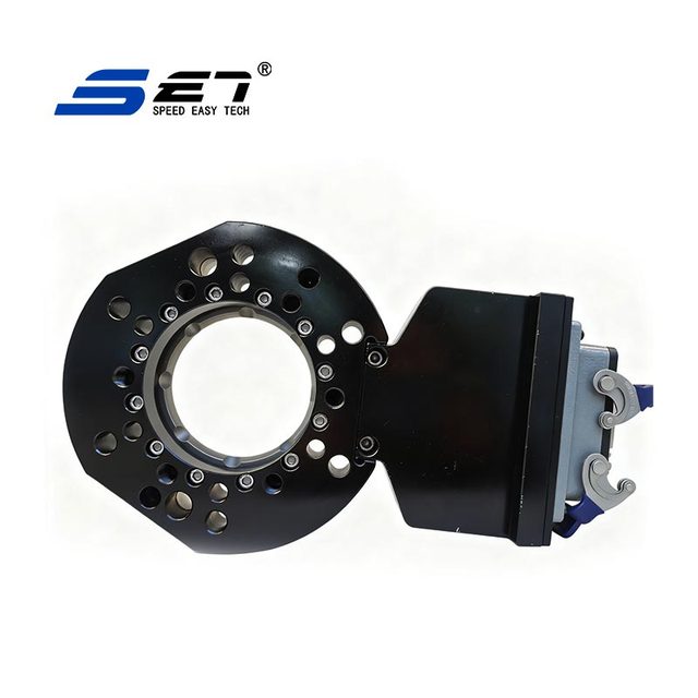 SET SQ-200T Pneumatic Quick Replacement Robot Side Tool Changer Device Hardened Stainless Steel <0.015mm Repeatability Accuracy