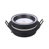 Commercial Intérieur Bureau Hôtel Encastré Plafond Led Spot Lumière Ronde En Aluminium Plafond Gx53 Luminaire Réglable Led Downlight