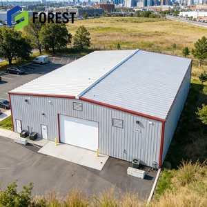 Taller Industrial de Acero Resistente a la Corrosión en Canadá con Panel Sándwich, Eficiencia Energética, Estructura Texas, Gran Vano, Quebec - Product Image 1