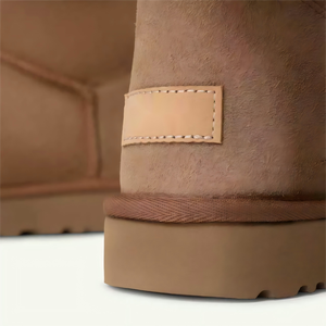 Botas de Nieve para Mujer, Diseño <span class=keywords><strong>Bailey</strong></span> Bow II, Nuevas para Invierno 2025, de Piel de Oveja, Altura Media - Product Image 3