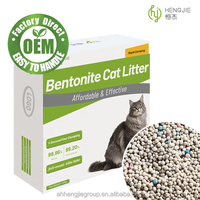 Vente directe usine, réductions en gros, litière pour chat en bentonite écologique, sans poussière, agglomération rapide, absorption 99,9%, facile à ramasser