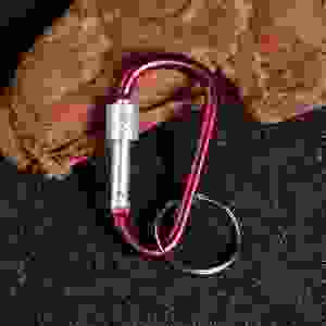 Mosquetón de Aleación de Aluminio Tipo D, Tamaño 8, Gancho de Bloqueo en Forma de D, Clip de Liberación Rápida, Hebilla de Escalada, Anillo para Banco de Energía Solar - Product Image 2