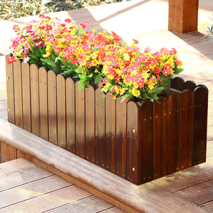 Gran oferta, decoración de jardín duradera, <span class=keywords><strong>valla</strong></span> de <span class=keywords><strong>madera</strong></span> para exteriores, <span class=keywords><strong>valla</strong></span> de <span class=keywords><strong>madera</strong></span> anticorrosiva - Product Image 5