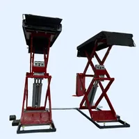 Nuevo Diseño, Elevador de Tijera Automotriz Ultrafino y Extensible, Disponible en Stock Premium para Venta al Por Mayor
