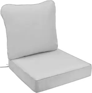 Coussin de siège profond imperméable pour l'extérieur, personnalisation de remplacement, ensemble de coussins de chaise, coussins d'extérieur pour meubles de Patio