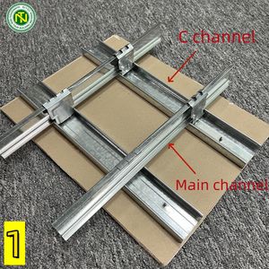 Gegalvaniseerd Vals Plafond Systeem Wandhoek Kraal Omega / Furring Kanaal U Kanaal Voor Gipsplaat Accessoires - Product Image 3
