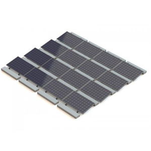 Năng lượng mặt trời gắn khung phía Đông Tây mái phẳng Ballast mái phẳng gắn kết hệ thống gắn kết - Product Image 1