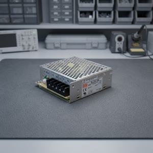 S-25-24 แหล่งจ่ายไฟ AC-DC แบบควอด IN=100-240Vac 0.6A OUT=24VDC 1.1A 25W ประสิทธิภาพ 84% ป้องกันการโอเวอร์โหลดสมาร์ทโฮม - Product Image 2