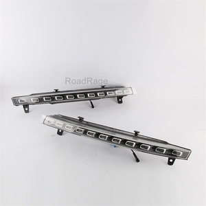 Feux de jour à LED pour <span class=keywords><strong>Audi</strong></span> <span class=keywords><strong>Q7</strong></span> modèle restylé 2010 - 2015, feux antibrouillard avant DRL avec <span class=keywords><strong>clignotant</strong></span> <span class=keywords><strong>dynamique</strong></span> ambre - Product Image 4