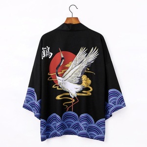Kimono japonais personnalisé, dessin animé fantôme, Haori japonais, cape de kimono anime, vêtements - Product Image 2