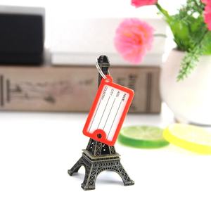 Étiquette personnalisée multi-couleur en acrylique, pièces, pour bagages, cartes de Classification de numéro d'hôtel avec anneaux - Product Image 4