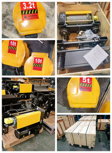 Avrupa tipi 5-50 Ton depo kullanımı tek kirişli gezer vinç köprü vinç CE ISO - Product Image 5