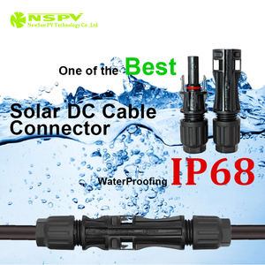 NSPV Solar Photovoltaic MC Universal Cable Connector 1500V PV Wire <b>Plugs</b> PPE PA IP68 50A - Product Image 3