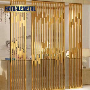 Porte de sécurité extérieure et séparateur de pièce en verre Art Déco personnalisable avec acier inoxydable brossé, installation facile - Product Image 6