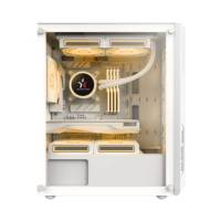 USB3.0 Blanc RVB MATX ITX CPU Cooler Cube Case Mid-Tower Gaming PC Cabinet pour les jeux de bureau