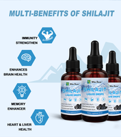 Gouttes de Shilajit, minéraux naturels enrichis, soutien quotidien du sommeil et du système immunitaire, complément alimentaire pour adultes, gouttes de Shilajit