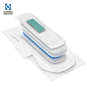 Serviettes hygiéniques jetables ultra-fines super absorbantes à ailettes, personnalisées par le fabricant, confortables pour un usage quotidien, pour l'hygiène féminine - Product Image 4
