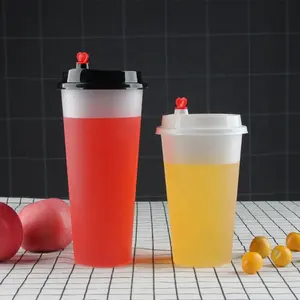 カスタム使い捨てPPプラスチックヨグルトドリンク飲料フロストカップジュース用