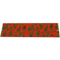 Tissu africain en cire rouge en gros, 100% polyester, tissu imprimé africain