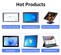 Moniteur HDMI 21.5 pouces capacitif intégré industriel écran tactile LCD moniteur IP65 HDMI écran tactile LED