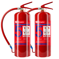 Extincteur à poudre chimique sèche ABC de fabrication industrielle, DCP 1 kg, 2 kg, 3 kg, 4 kg, 5 kg, 6 kg, 8 kg, 9 kg, extincteur portable