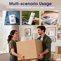 Pompe à vide rechargeable par USB à faible bruit, forte puissance d'aspiration, longue durée de vie de la batterie, charge rapide, pour sacs de rangement