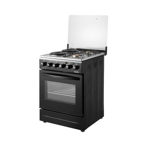 <span class=keywords><strong>Horno</strong></span> Independiente <span class=keywords><strong>de</strong></span> 55L con Cocina Combinada <span class=keywords><strong>de</strong></span> <span class=keywords><strong>Gas</strong></span> <span class=keywords><strong>y</strong></span> Eléctrica, Cuerpo Negro <span class=keywords><strong>y</strong></span> <span class=keywords><strong>Placa</strong></span> Superior <span class=keywords><strong>de</strong></span> Acero Inoxidable - Product Image 1