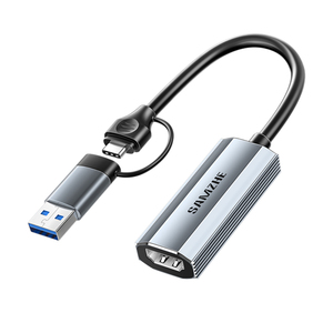 <span class=keywords><strong>Carte</strong></span> de capture vidéo SAMZHE USB 3.0/Type-C vers HDMI, entrée 4K pour <span class=keywords><strong>PS5</strong></span>/NS, téléphone, caméra, jeux, streaming en direct, enregistreur, dispositif de capture 2K - Product Image 1