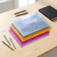 Pochettes de classement A4 en PP avec 11 trous pour classeur à 2/3/4 anneaux, fournitures scolaires et de bureau durables, impression personnalisée