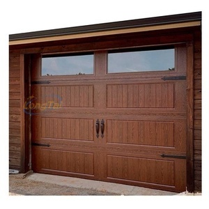 Puerta de Garaje Seccional de Madera Sólida Estilo Cape Cod LongTai, Puerta Decorativa para Villa Costera - Product Image 4