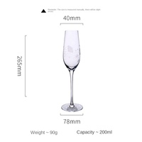 Verre à vin en cristal sculpté coloré moderne, durable, 301-400 ml, soufflé à la main, avec logo personnalisé, coffret cadeau, idéal pour les fêtes