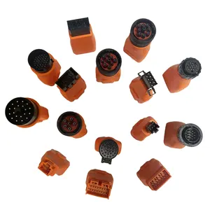 OBD2 Car Connector 15 PCS OBDII Truck Auto Diagnostic Tool Adaptadores 16pin Connectors