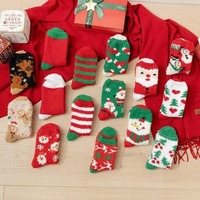 Chaussettes pantoufles d'hiver pour femmes, respirantes, douces, en velours corail, motif flocon de neige, pour la maison et le sommeil - Vente en gros