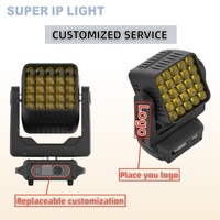 Luz Móvil LED de Doble Cara 25x15W RGBW 4en1 con Efecto Beam, Wash y Strobe para DJ, Club, Escenario, Bar, Discoteca