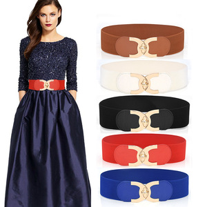 Atacado Preço Agradável Espartilho Mulher Cinto PU Com Ouro <span class=keywords><strong>Rotating</strong></span> Lock Buckle - Product Image 2