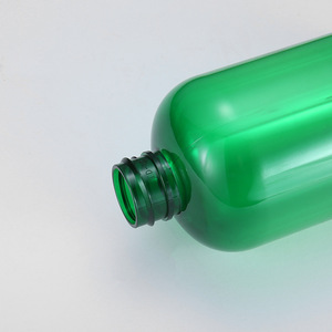 Green Plastic Pump Bottle 500ml For <b>Shampoo</b> Body Wash Conditioner Travel Size Cosmetic Bottles - Product Image 3