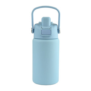 Nuova <span class=keywords><strong>Borraccia</strong></span> <span class=keywords><strong>Termica</strong></span> per Bambini in Acciaio Inox, Senza BPA, Antigoccia, Apertura con Un Solo Tocco, Rosa, Isolamento Sottovuoto, per il Ritorno a Scuola - Product Image 3