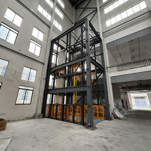 Elevador de Carga Industrial Montado en Pared para Exteriores, Elevador Hidráulico Eléctrico de 9 m de Altura para Uso en Construcción - Product Image 6
