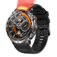 Reloj Inteligente AK102 IP68 Resistente al Agua con Pantalla Táctil Android, Monitor de Oxígeno en Sangre, Carga Magnética y Pantalla IPS